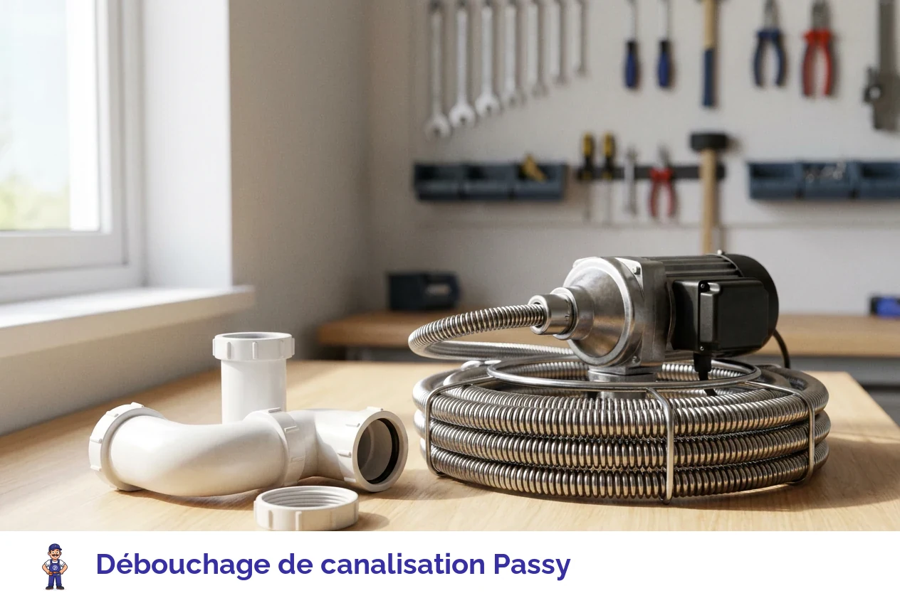 Débouchage de canalisation à Passy