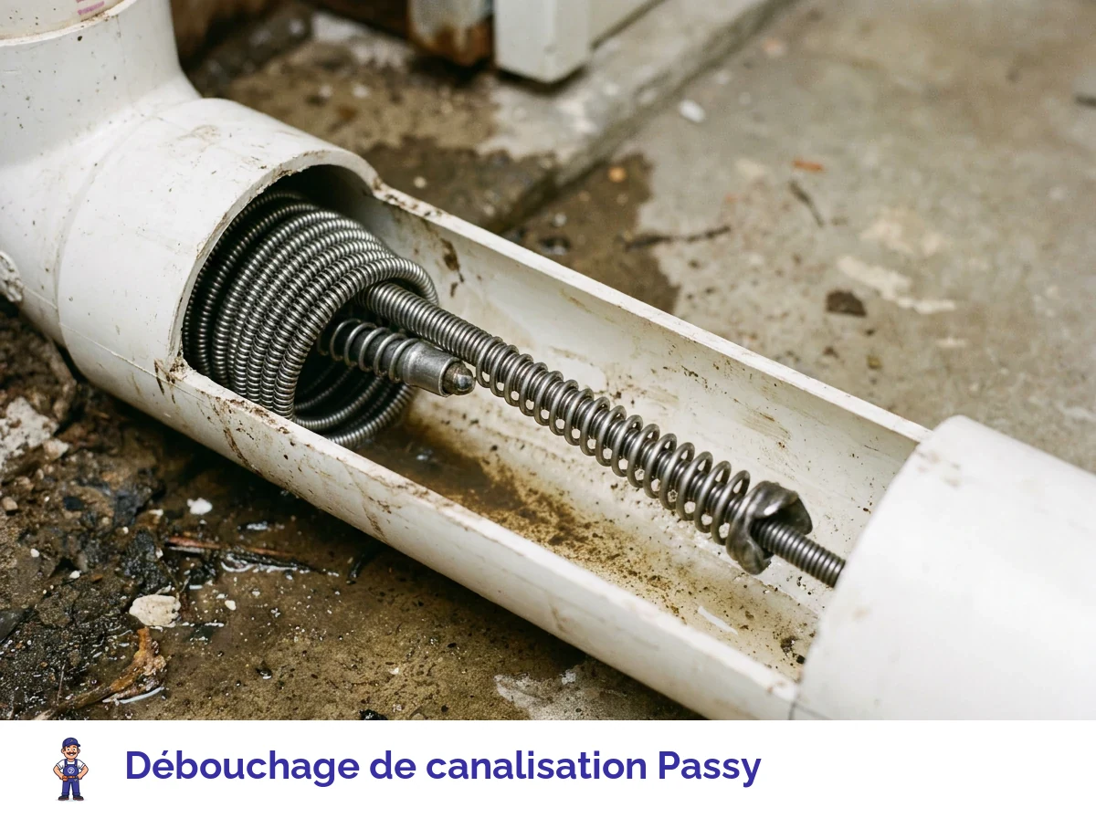 Débouchage de canalisation à Passy