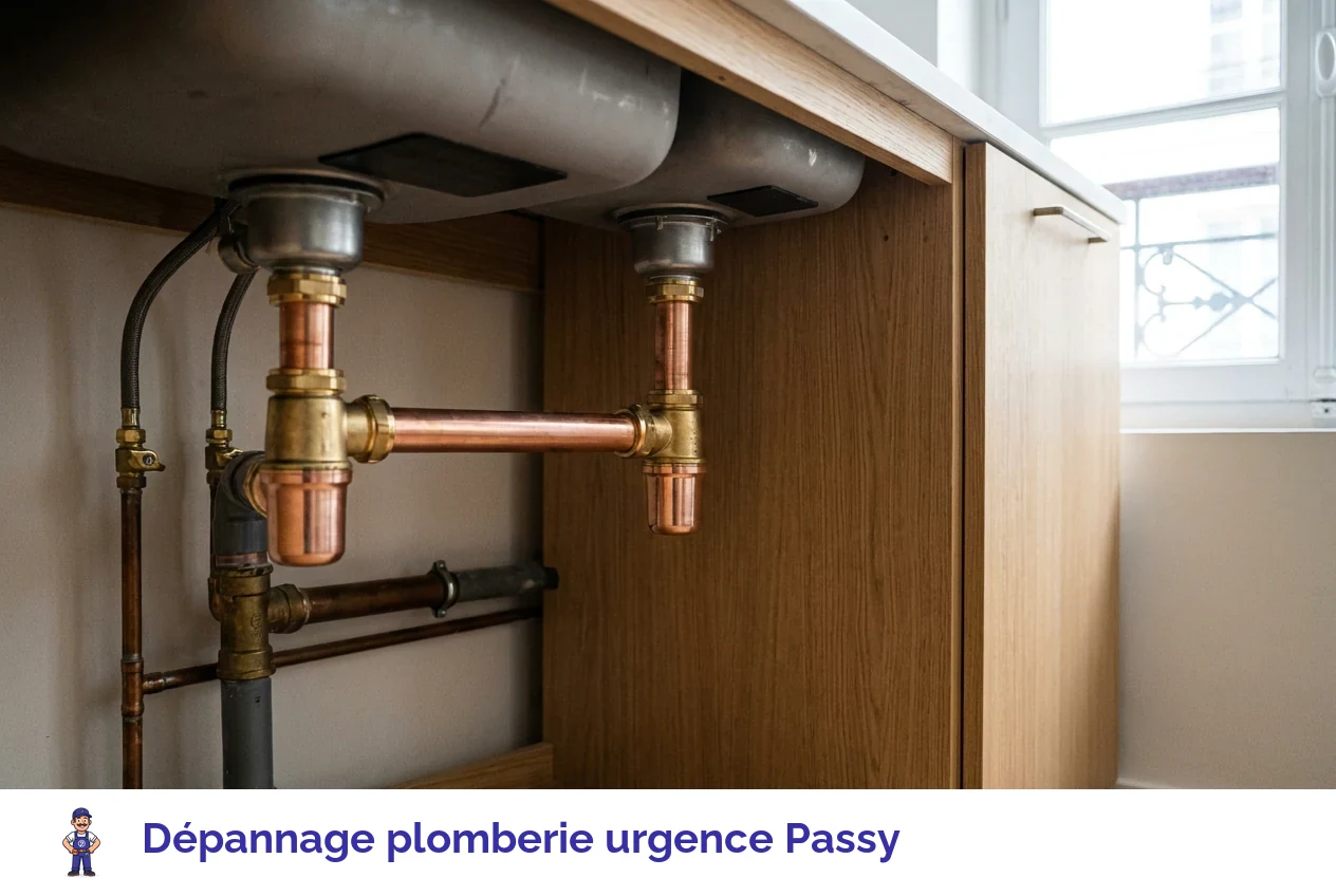 Dépannage plomberie urgence à Passy