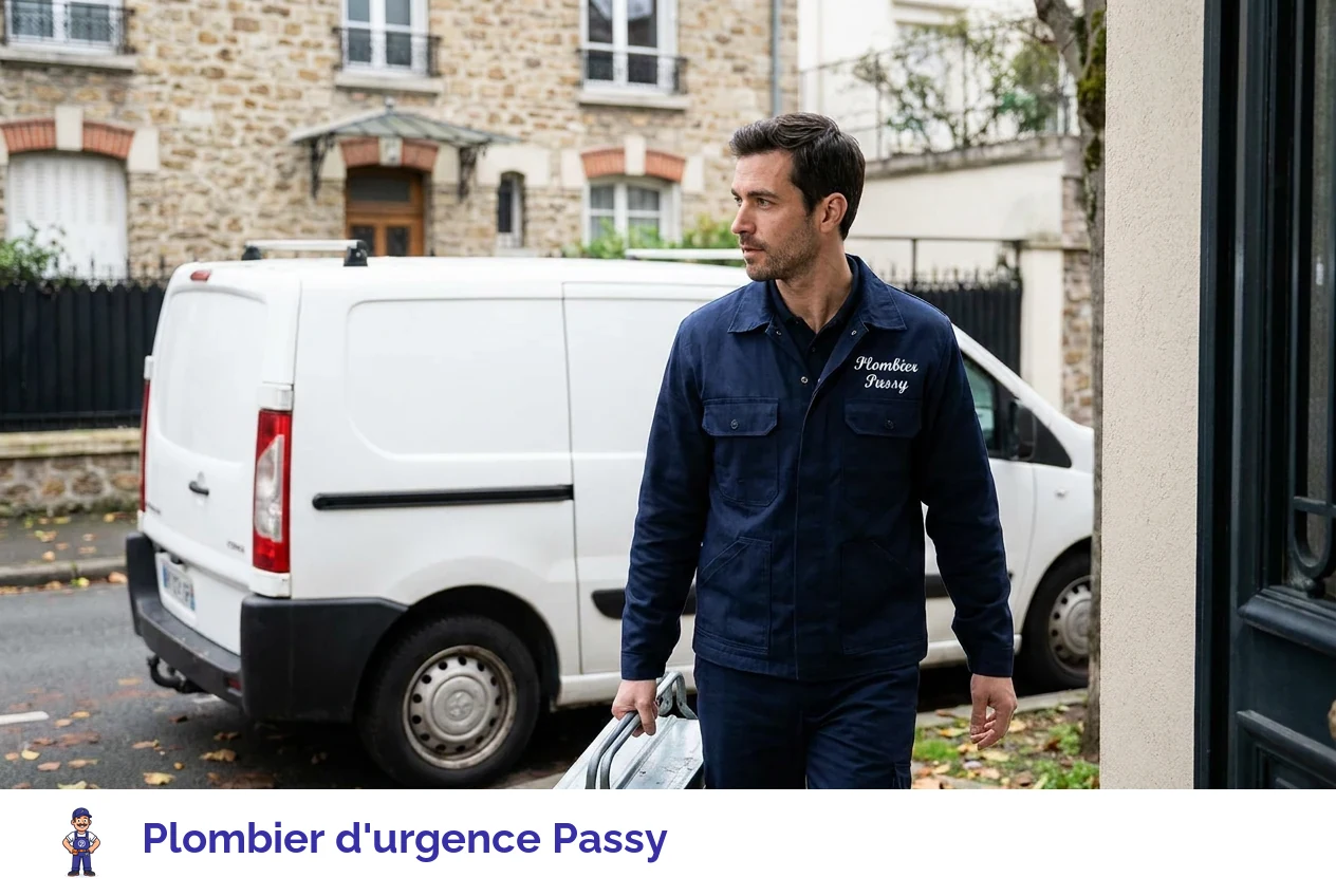 Plombier d'urgence à Passy