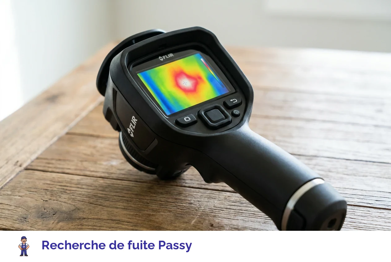Recherche de fuite à Passy