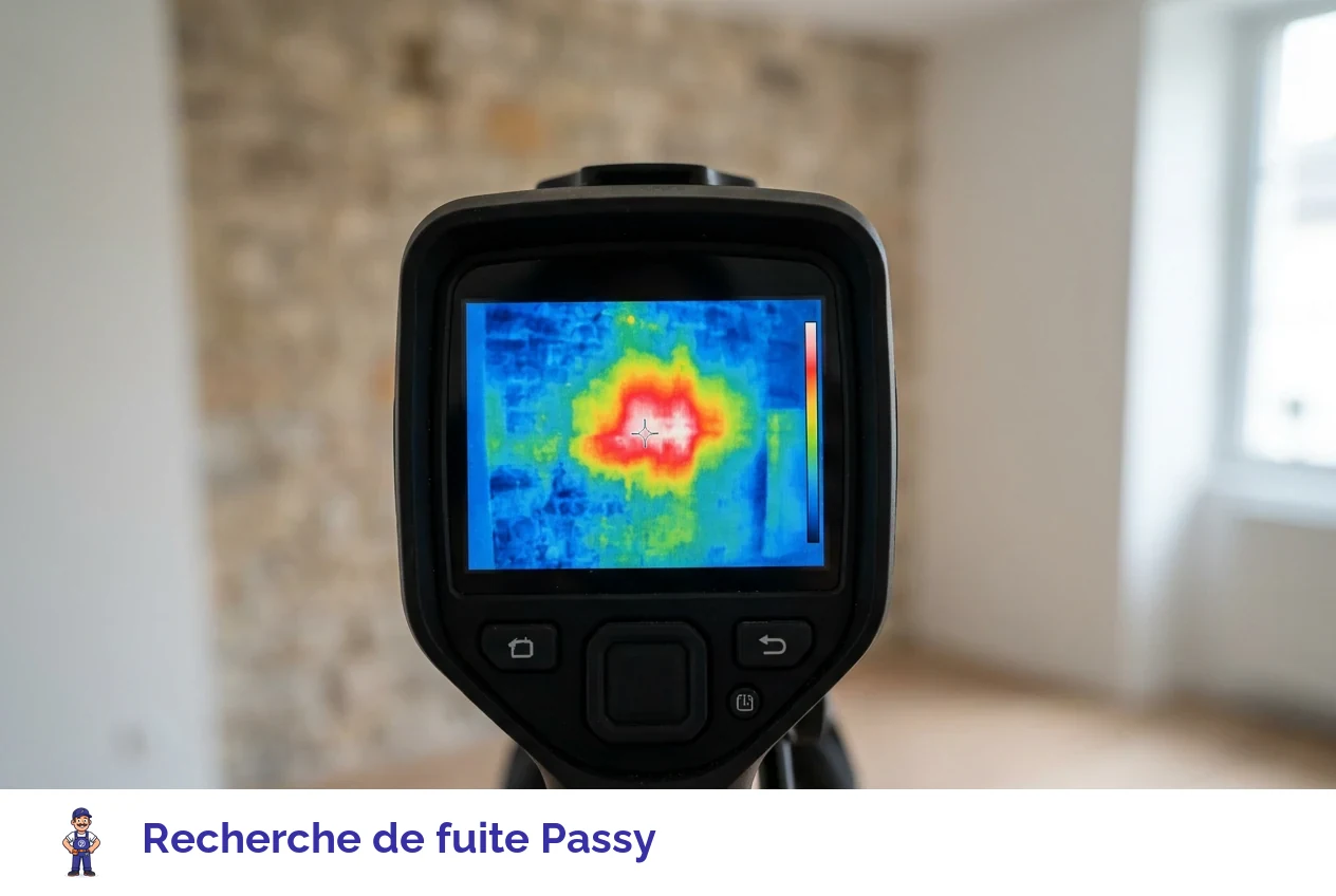 Recherche de fuite à Passy