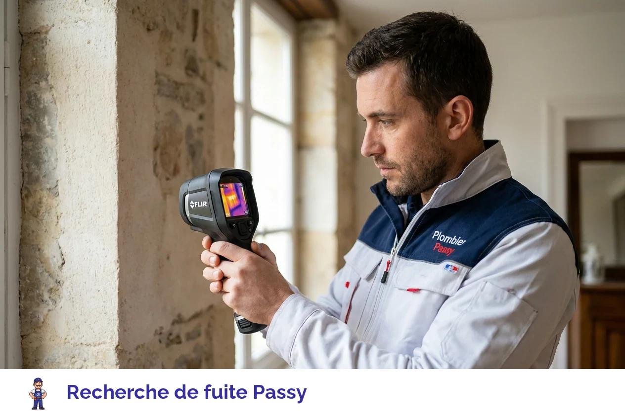 Recherche de fuite à Passy