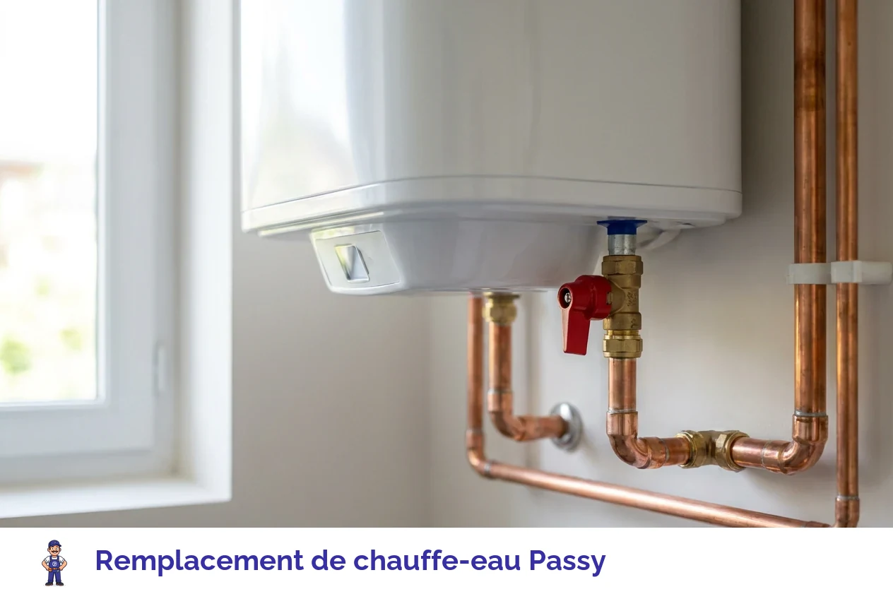 Remplacement de chauffe-eau à Passy