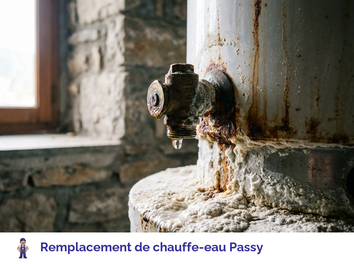 Remplacement de chauffe-eau à Passy