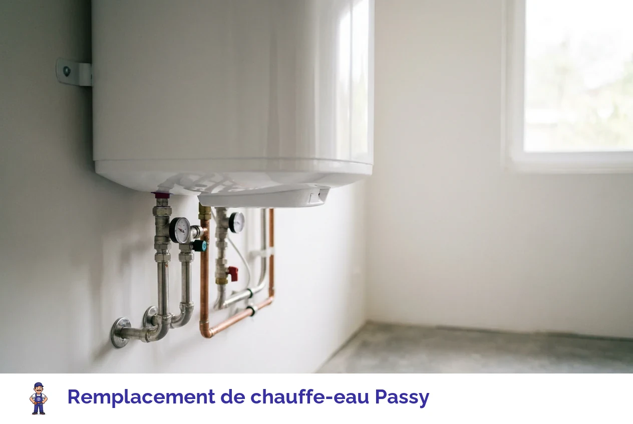 Remplacement de chauffe-eau à Passy