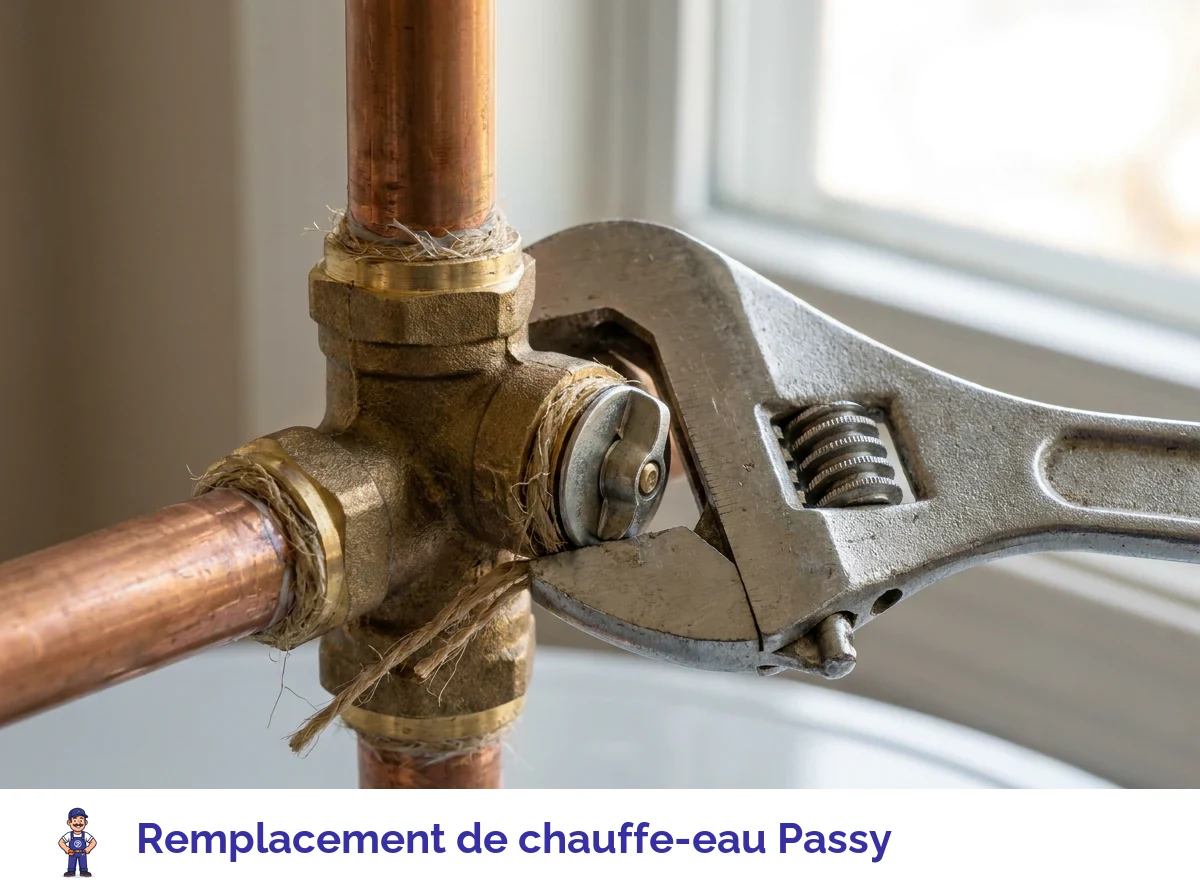 Remplacement de chauffe-eau à Passy