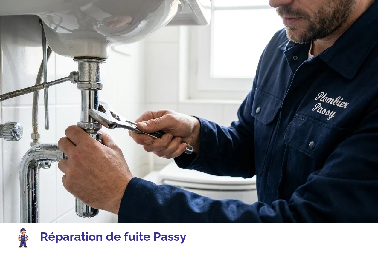 Réparation de fuite à Passy